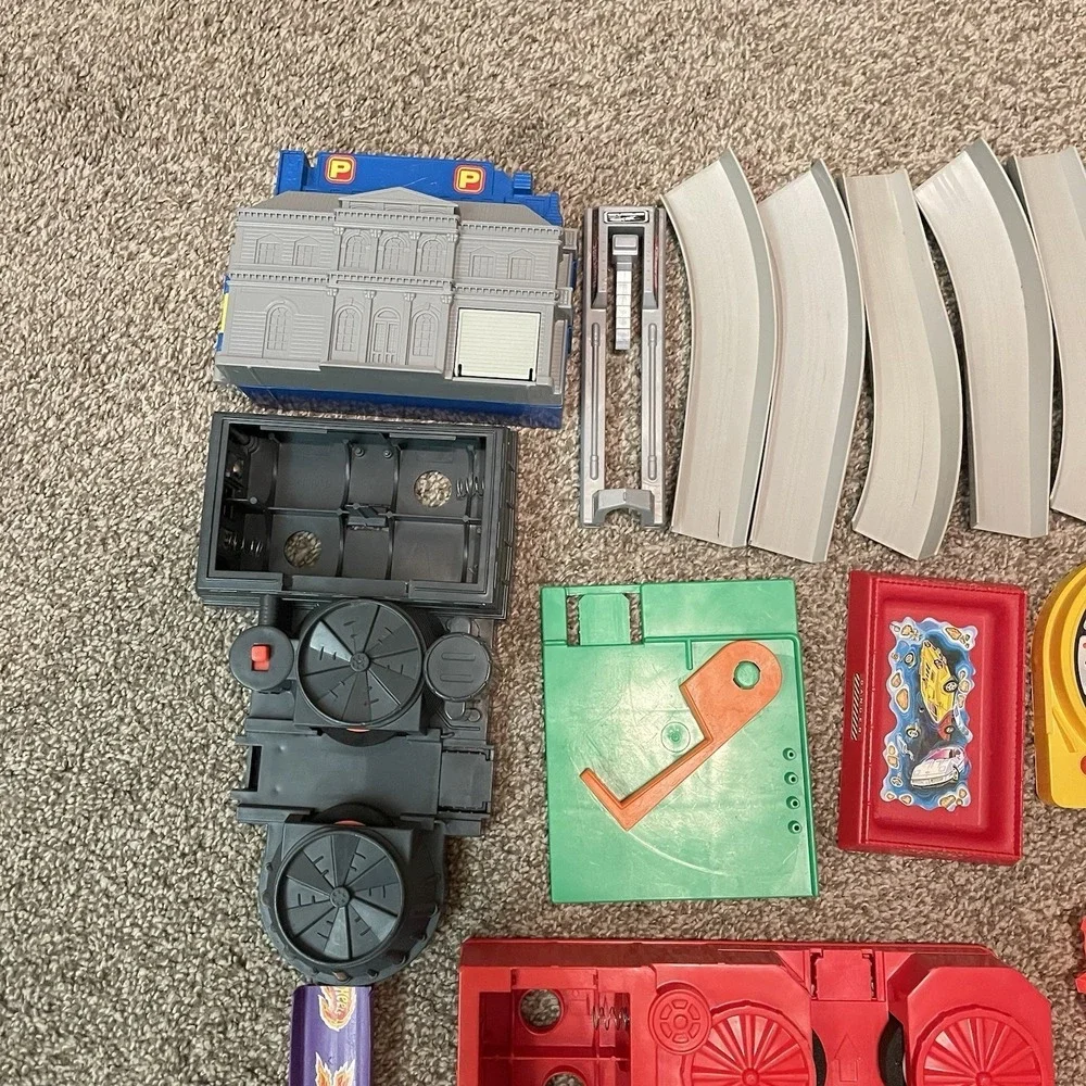 Hot Wheels Flame Track Lot Vintage 80s 90s  Connectors Shooters Track‎ Lot